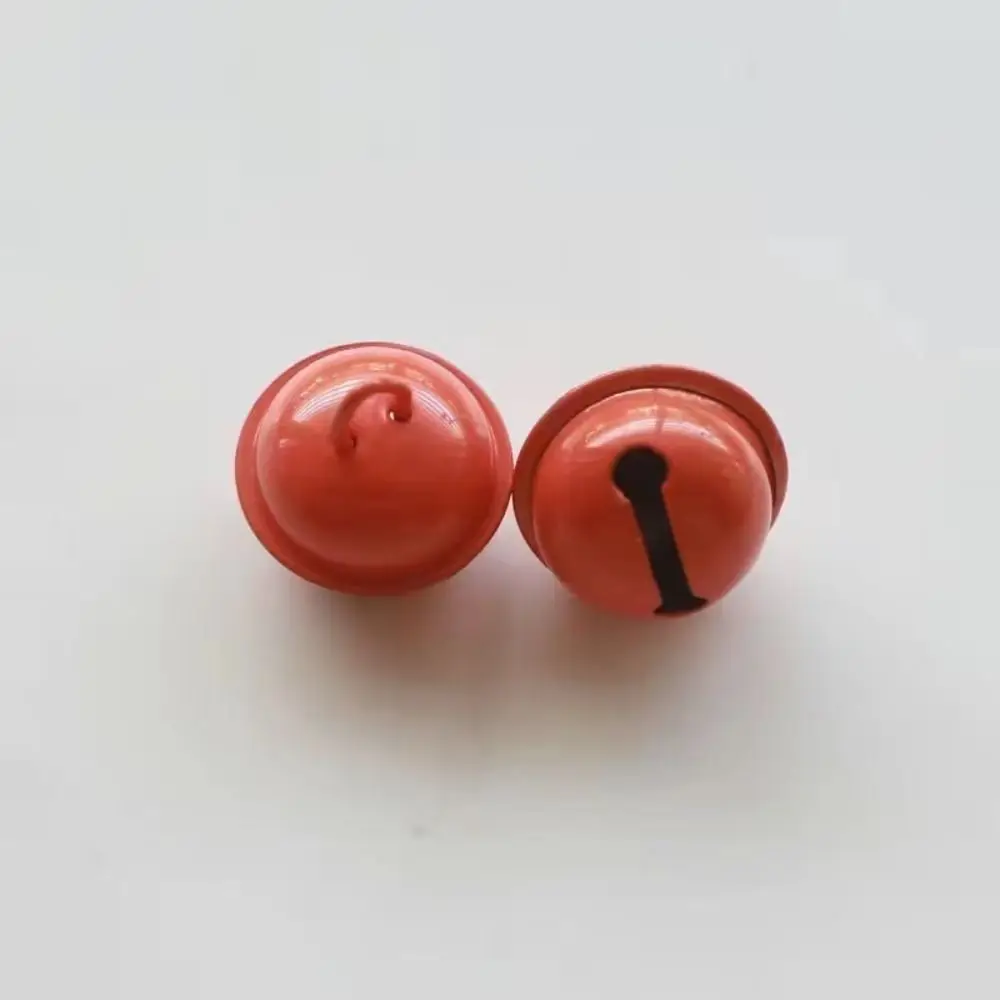 5pcs 18mm Jingle Bells Metal Beads Candy Color Jingle Bells Colorful Bell Keyring Pendant Metal Beads Metal Bell
