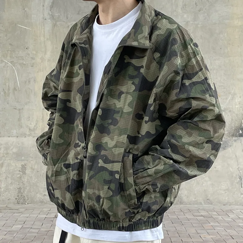 Army Green Outdoor Quick-drying Sports Camouflage Sunscreen Jacket Summer Thin Jacket