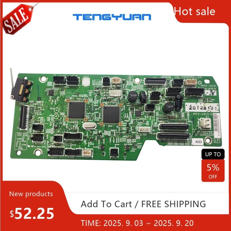 

1 шт. оригинальная плата управления постоянным током RM2-0231 для HP M701n M701a M706n M701 M706 M435 701 706 435 плата контроллера постоянного тока