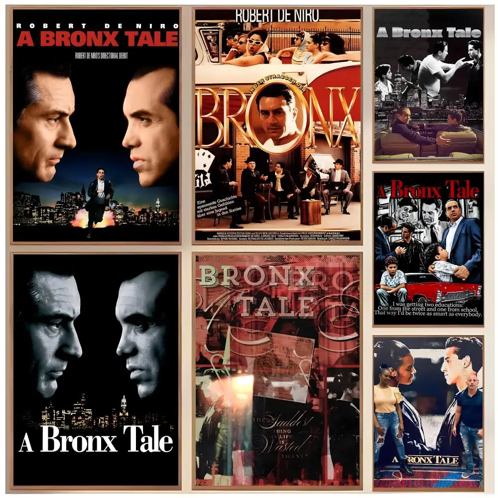 Gritty Crime Movie A-A Bronx Tale Poster  Classic Home Interior Design & Modern Wall Decor Art Collection