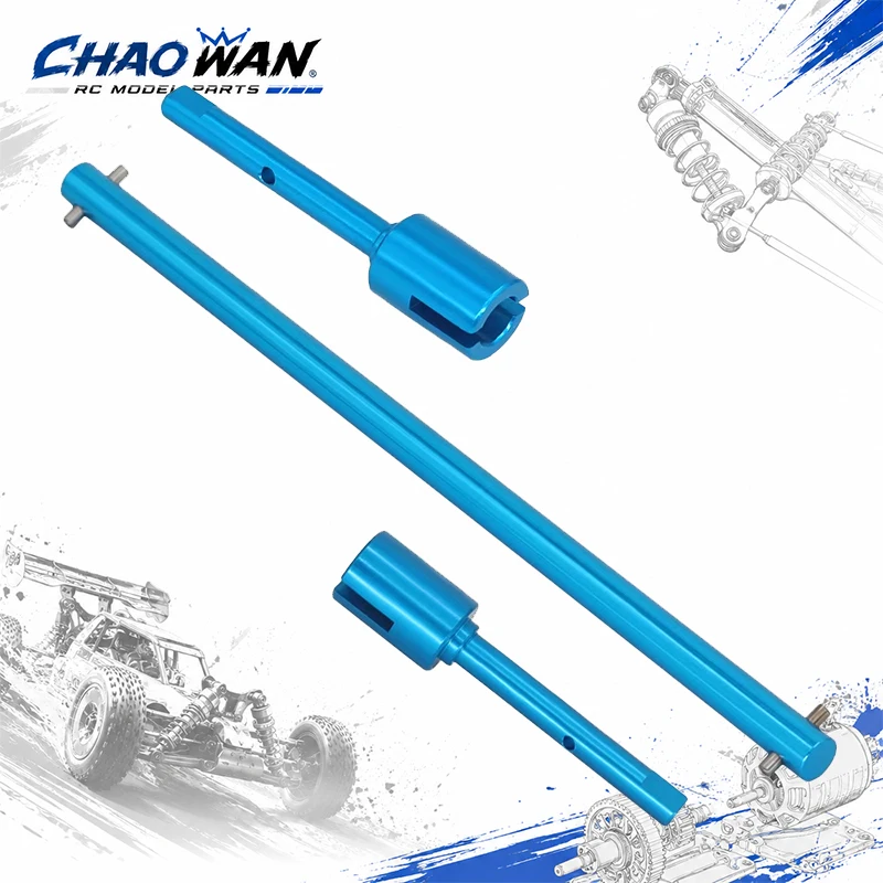 Metal Aluminum Alloy Main Transmission Central Drive Shaft Propeller Shaft for Tamiya TT02 TT02B RC Car Upgrade Replacement Part