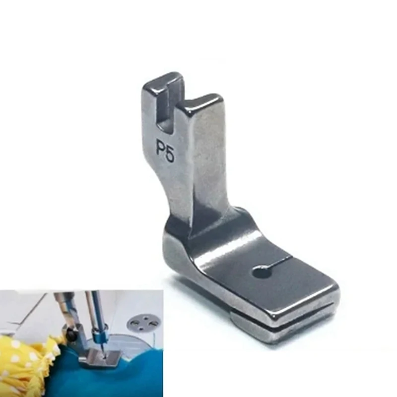 BEAU-Industrial Sewing Machine Presser Foot P5 P5W Pleated Presser For Thick Material Sewing Machine Accessories