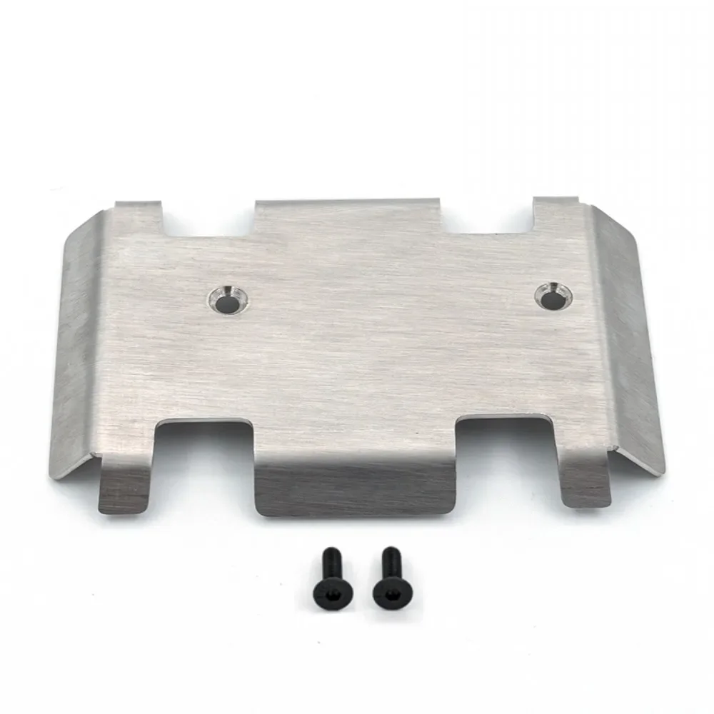 Stainless Steel Chassis Armor Axle Protector Skid Plate For RGT EX86190 EX 86190 LC76 1/10 RC Crawler Car Upgrade Parts