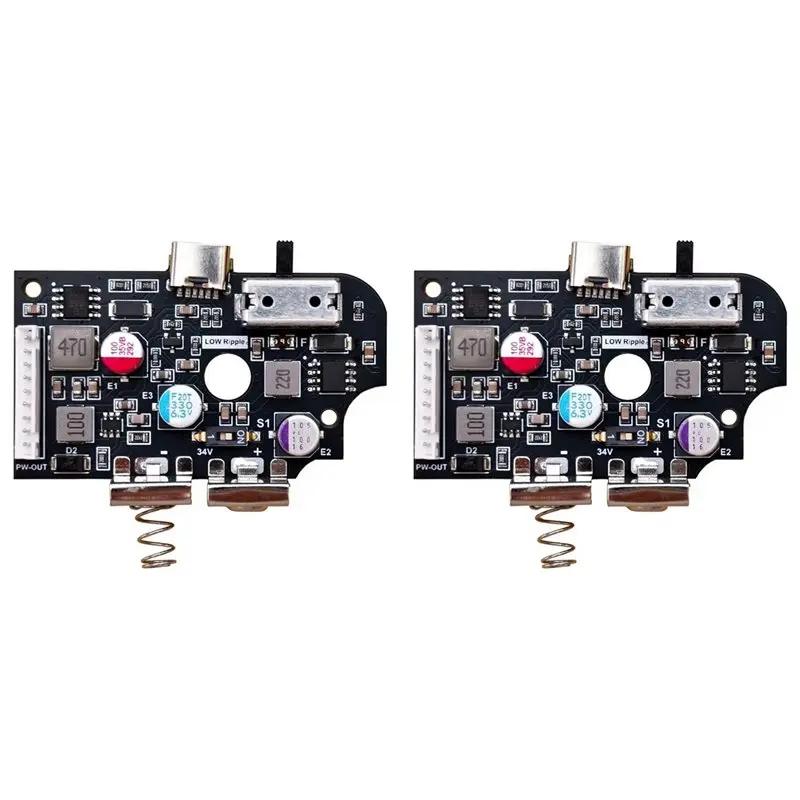 Exquisite-2X USB-C Power Board Replacement PCB Board Power Switch Motherboard High Quality Accessory For SEGA Game Gear GG Conso