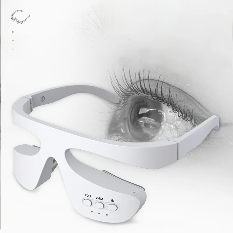 

Eye care portable wireless hot compress red light massager eye beauty instrument