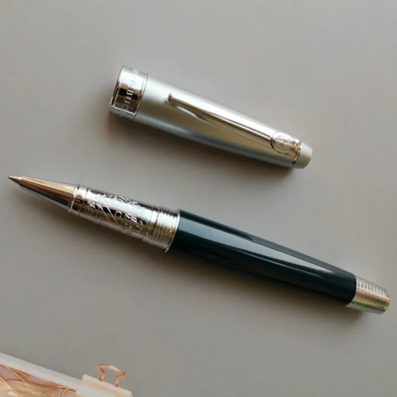 قلم رولربال معدني من MB ، جل أعمال ، أدوات مكتبية عالية الجودة ، قلم كتابة ، لوازم مكتبية ، كتاب ، أسود ، أخضر ، أقلام #4