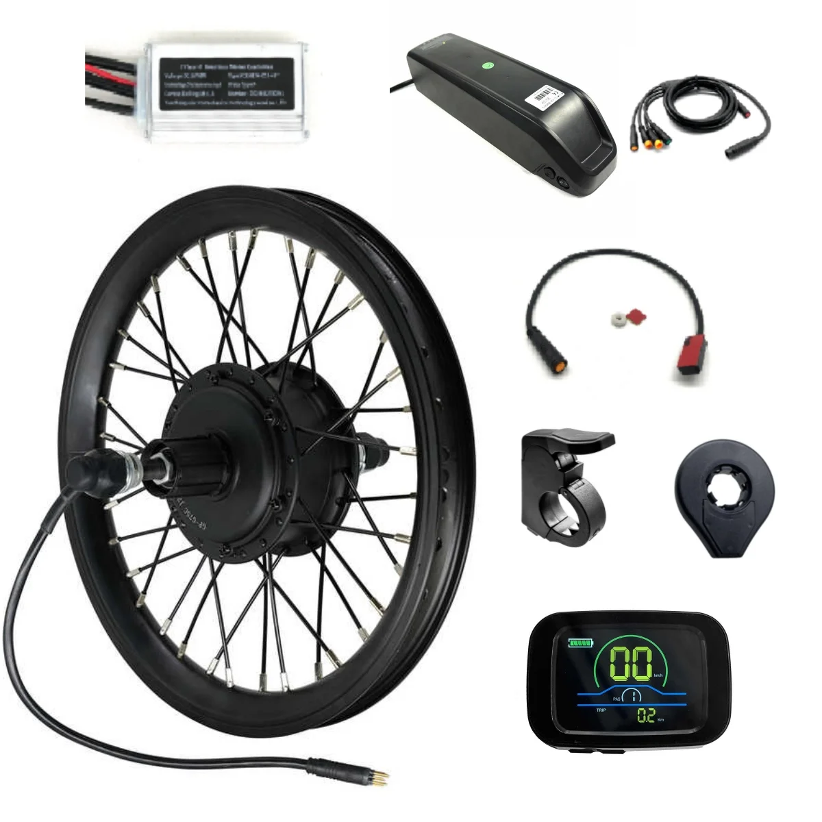 

36 В 350 Вт электрический мотоцикл высокоскоростной бесщеточный двигатель комплекты для переоборудования электрического велосипеда с литиевой батареей