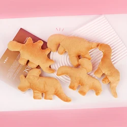 20CM Nugget Pillow Dino Chicken Nugget peluche cuscino Cartoon Dinosaur peluche cuscino peluche per bambini regalo per bambini