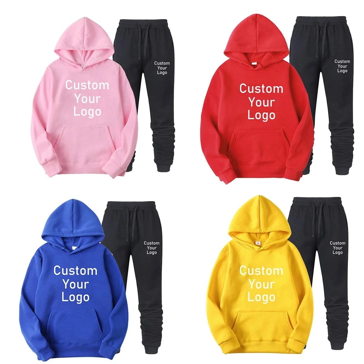 

Make Your Design Logo Text Custom Hoodies Sets Men Printed Original Design High Quality Gifts Sweatshirts and Sweatpants