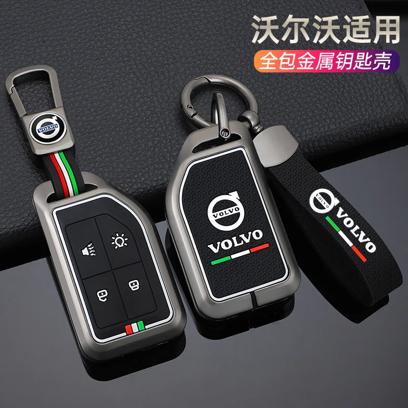 Car Key Case Cover Holder Shell Keychain For Volvo FH16 RC FM EVRO 6 fh CARGO 555 FM Heavy Truck Auto Key Protection Accessories