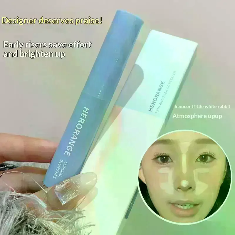 เฮโรเรนจ์ ปากกาคอนซีลเลอร์เนื้อพลัช ปกปิดรอยคล้ำใต้ตา ปรับสีผิวให้สม่ำเสมอ กระจ่างใส ควบคุมความมัน ติดทนนาน