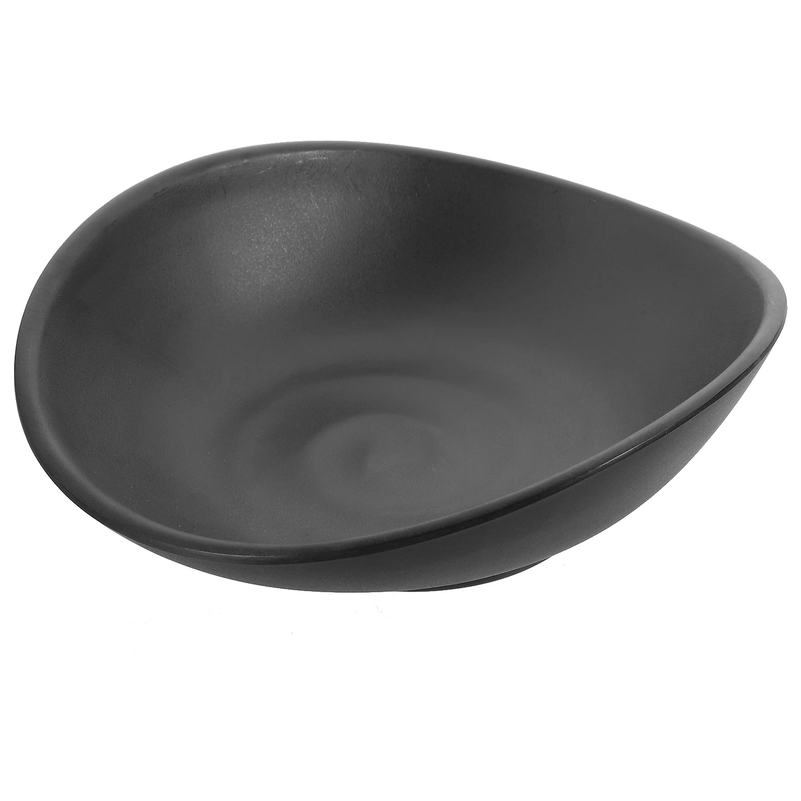 

Black Disc Serving Dish Tray Snack Sushi Plate Dessert Food Melamine Restaurant Practical Display Kitchen