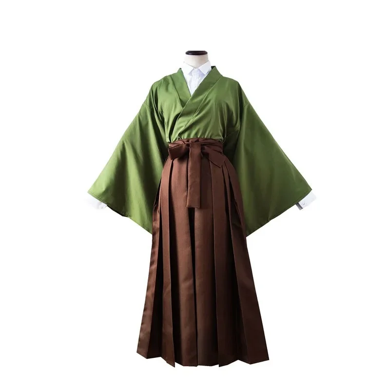 Anime Cardcaptor Sakura Kinomoto Touya Ccs Cosplay Costume Japanese Green Kimono Haori Man Woman Halloween Carnival Suit