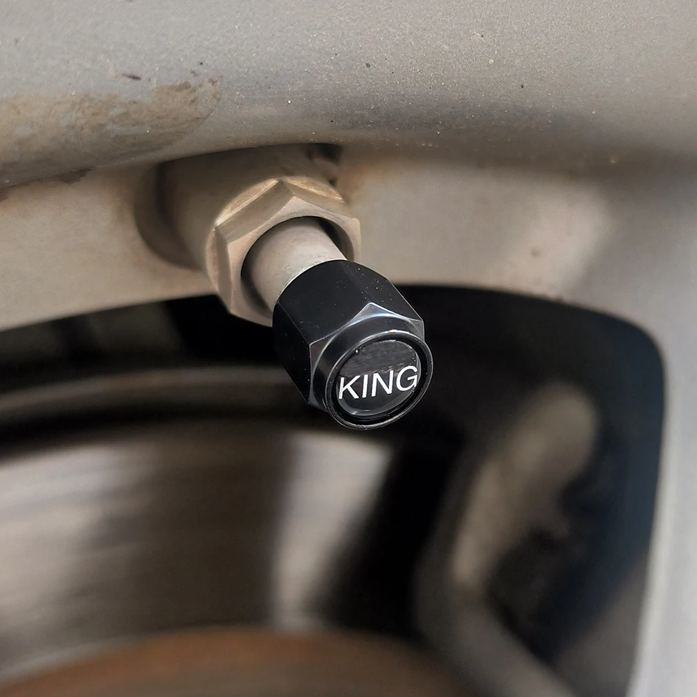 New  Aluminum Alloy 4Pcs Car Wheel Tire Valve Caps Air Stem Covers Accessories For BYD King 2024 2025