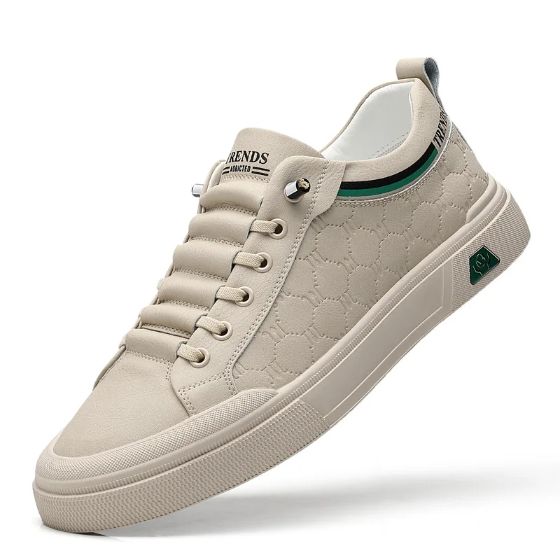 

Весенне-осенние мужские туфли из коровьей кожи, однотонные модные повседневные кроссовки, мужские новые дизайнерские спортивные кроссовки Zapatos De Hombre