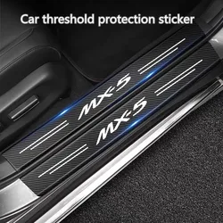 Carbon Fiber Car Sticker Auto Door Trunk Protective Strip For Mazda MX-5 Miata NA NB NC ND 1990-2019 2020 2021 2022 2023