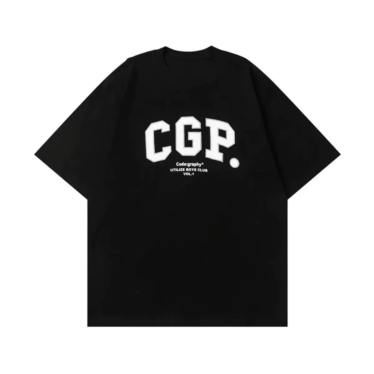 Image of Neues Sommer-Herren-T-Shirt aus Reiner Baumwolle mit Buchstaben-Aufdruck, Geeignet für Männer und Frauen, Lässiger Stil
