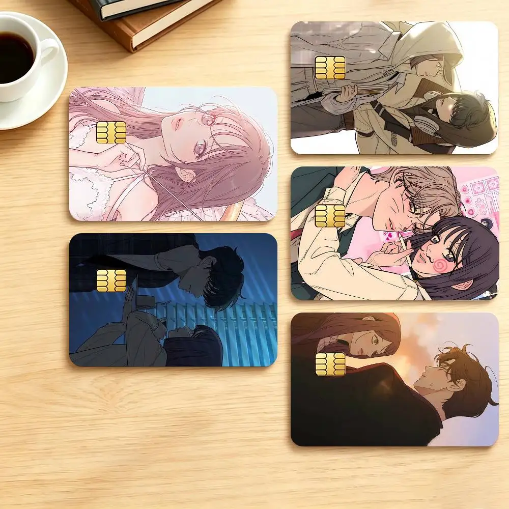 O-Operation True Love Pure Love Operation Manhw  Credit Card HD Stickers Small Chip Waterproof Sticker Game Card Decal Gift