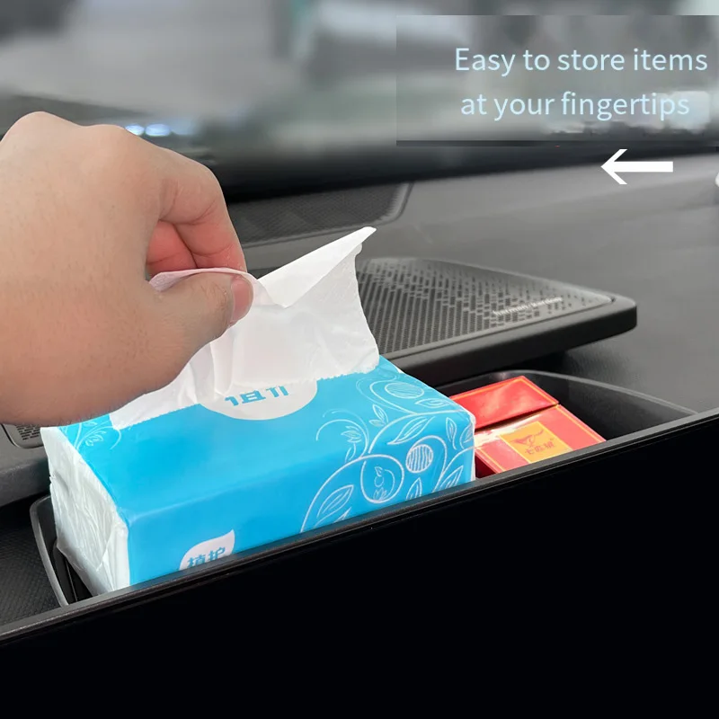 

For Link&Co 08 Central Control Dashboard Screen Storage Box interior decoration modification device ETC tissue box accessories