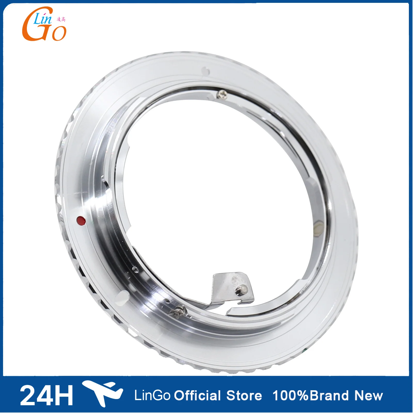 LinGo QBM- EF for Rollei QBM Lens for CN EF EF-S Camera Mount Adapter Ring Aluminum Alloy for CN 5D 6D 7D 90D etc.