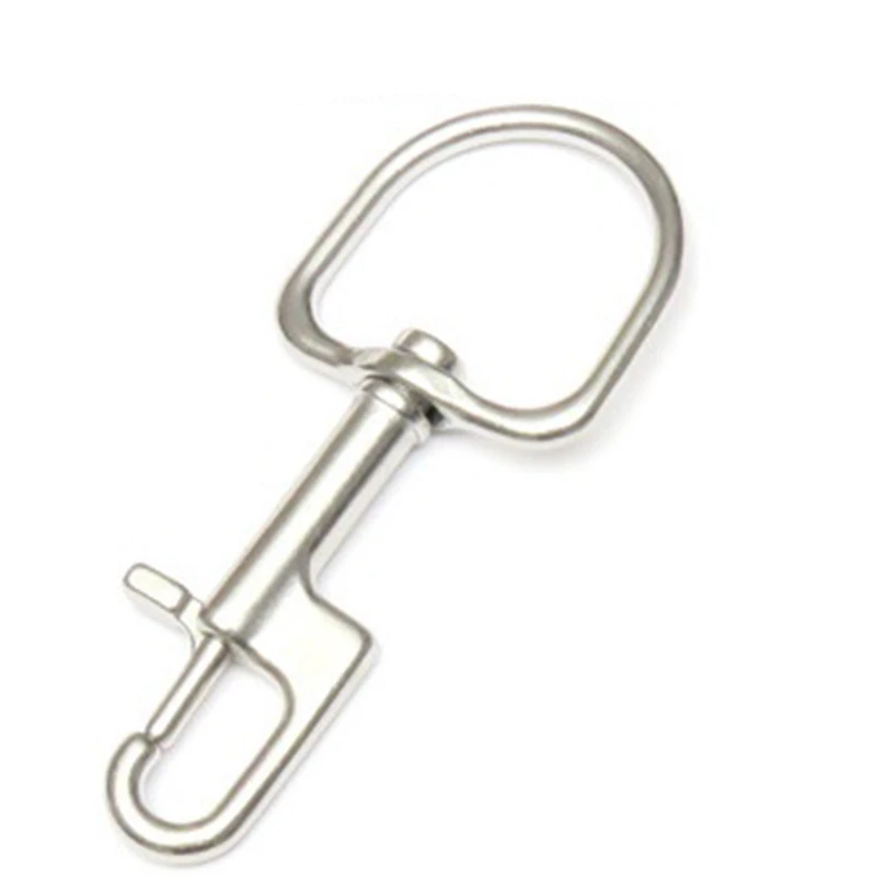 

110MM Stainless Steel Diving Bolt Snap Hook Scuba Diving Single Ended Hook BCD Accessories Diving Equipment