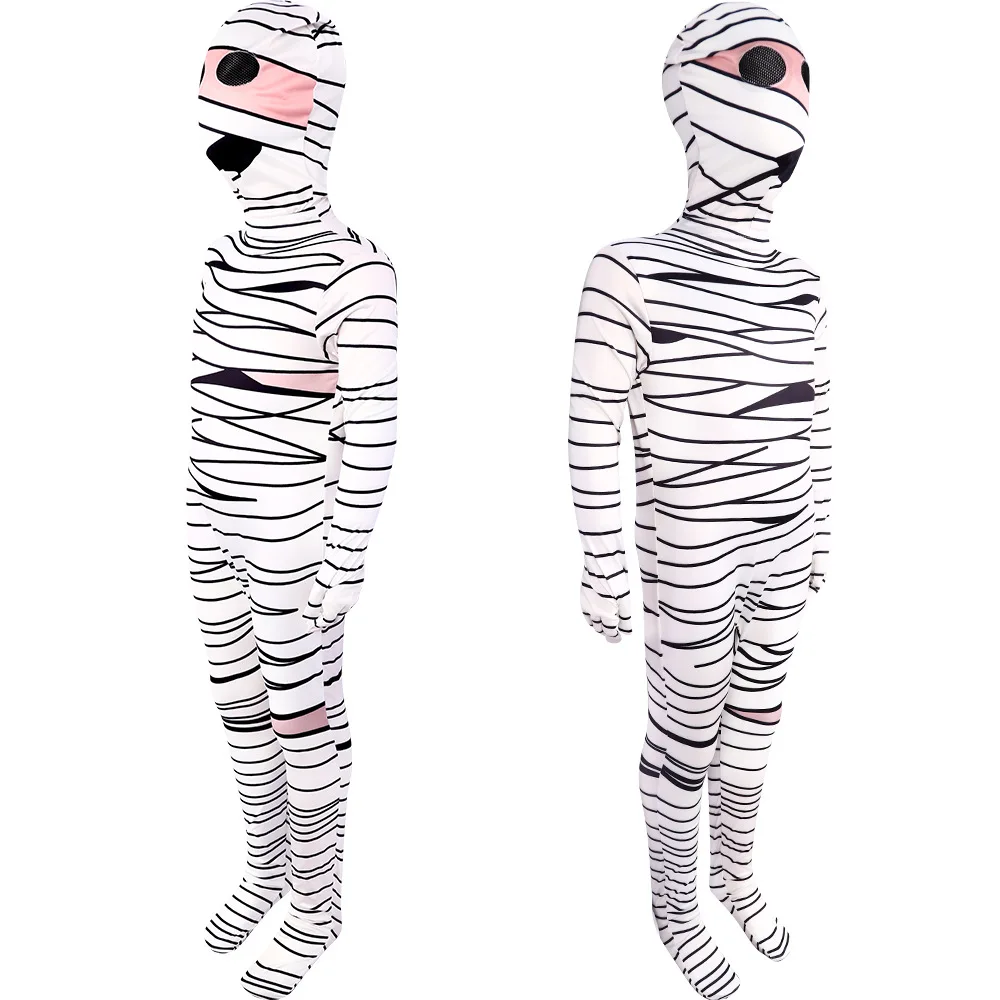 loween Mummy Cosplay Costume Stage Performance Terroristic Role-plang Women's Traditional Clothing Polyester Fiber