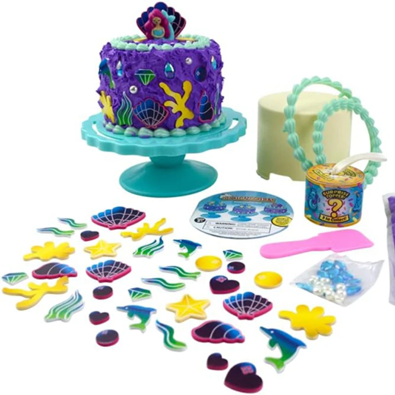 PlayMonster Crafty Cakes Magicorn Glitter Craft Kit Design & Create Your Own Pretend Cake Scented Crafty Cream With