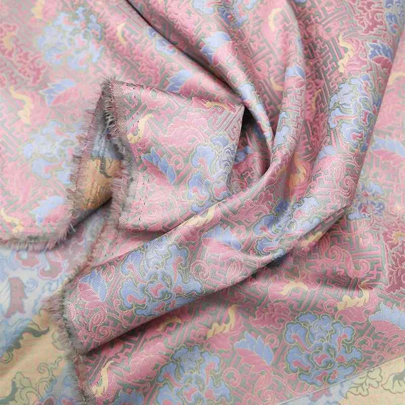 

Dense Weave Jacquard Cloth Smooth Finish High-End Fabric Ideal for Fashion Jackets Gowns Luxury Home Decoration Clothing Dress