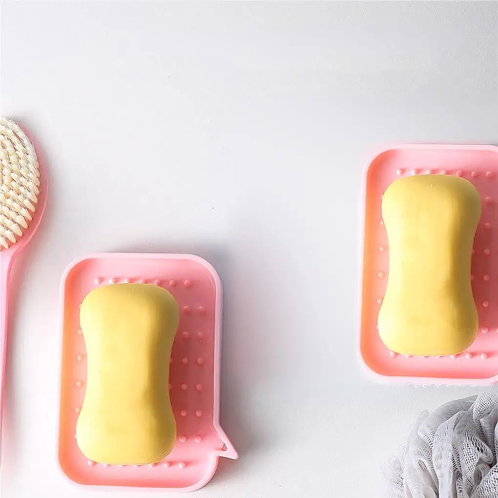 Soap Holder With Hole Non-Slide Multipurpose Drainage Rack Drop-proof Container Case Shower Countertop Accessories