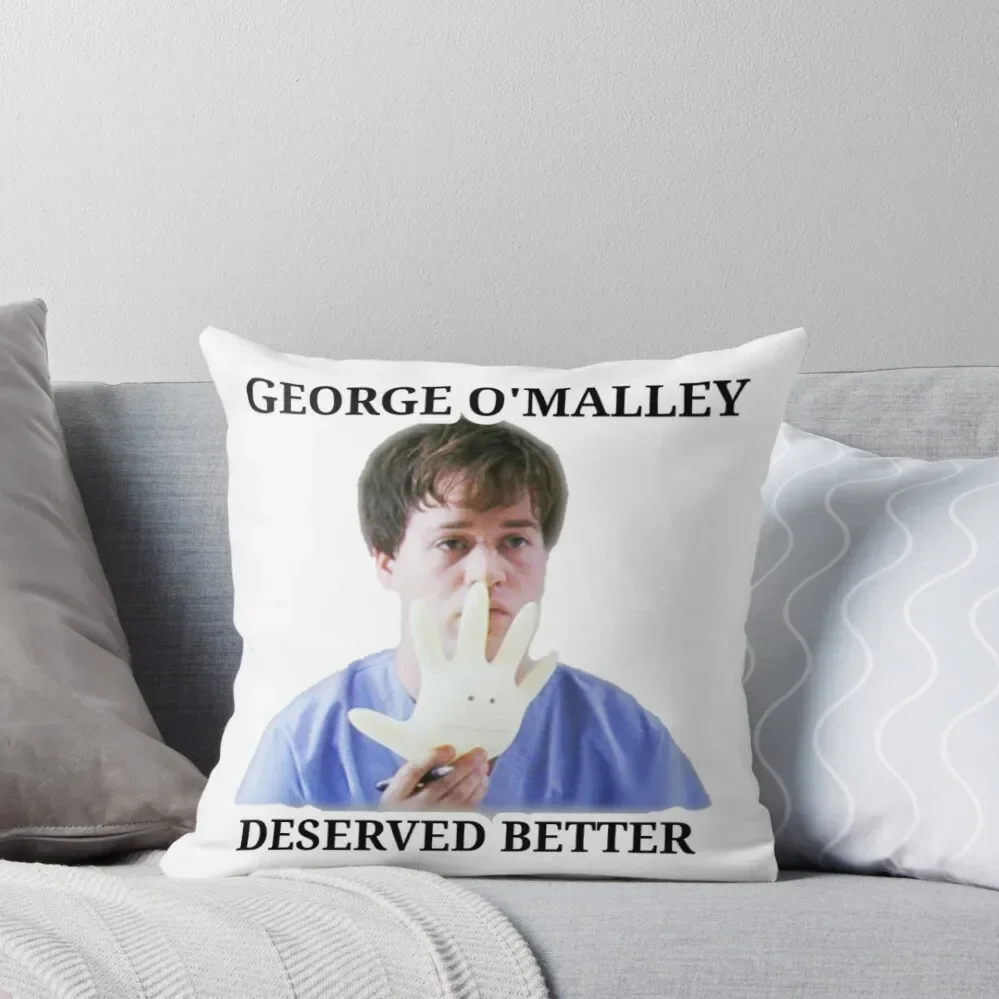 

George OMalley Deserved Better Throw Pillow Pillow Covers Decorative Sofa Cushions Sofa Cushions Cover pillow