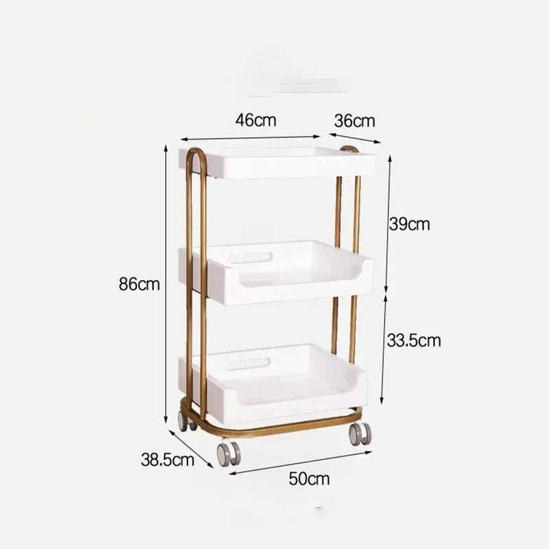 Chariot de Salon de soudage mobile chariot auxiliaire roues de beauté chariot de Salon fer Stations de cosmétiques équipement de barbier Rollwagen