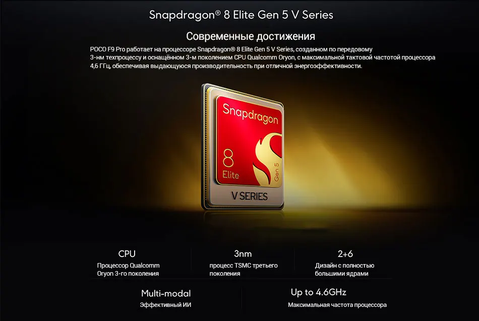 New POCO F9 Pro 5G Smartphone Global Version Snapdragon 8 Elite Gen 5 6.59" 185Hz display 200MP Camera 6330mAh 100W wired NFC