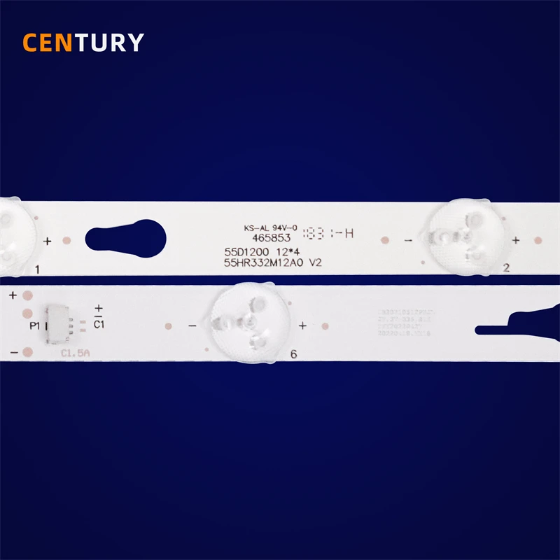 Tira de luces LED de retroiluminación, accesorio para TH-55FS435Q Ple55s09uhd 55pfl5504, 55HR332M12A0 V2 /4C-LB550T-HRC/ 55D1200, 5 Juegos