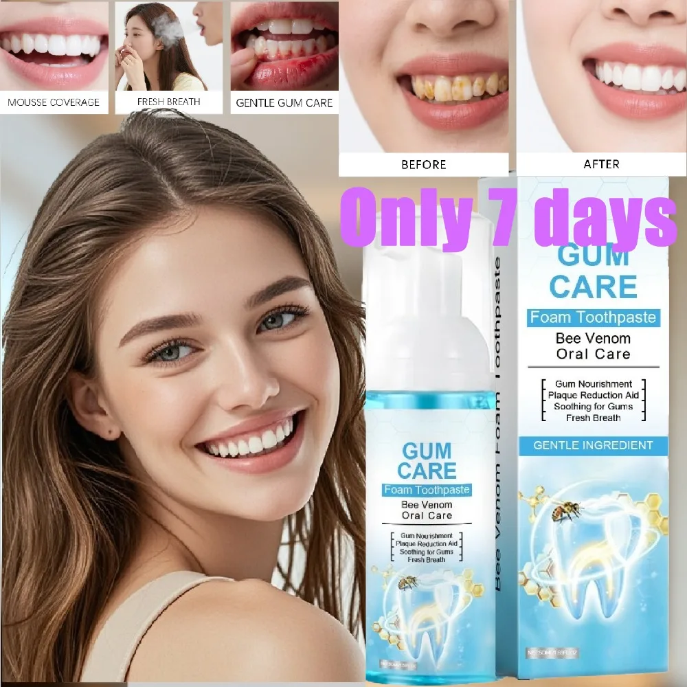 2025 Heat - Teeth Cleaning Mousse Whitening Teeth Cleaning Care Gum Freshness Breath, Pressure Toothpaste