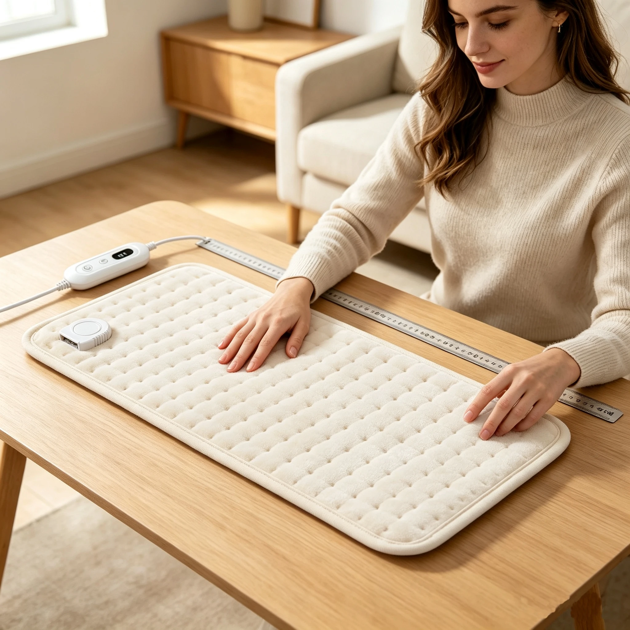 1224inch Heating Pad Multifunctional Physiotherapy 6 Levels Temperature Adjustment for home office use