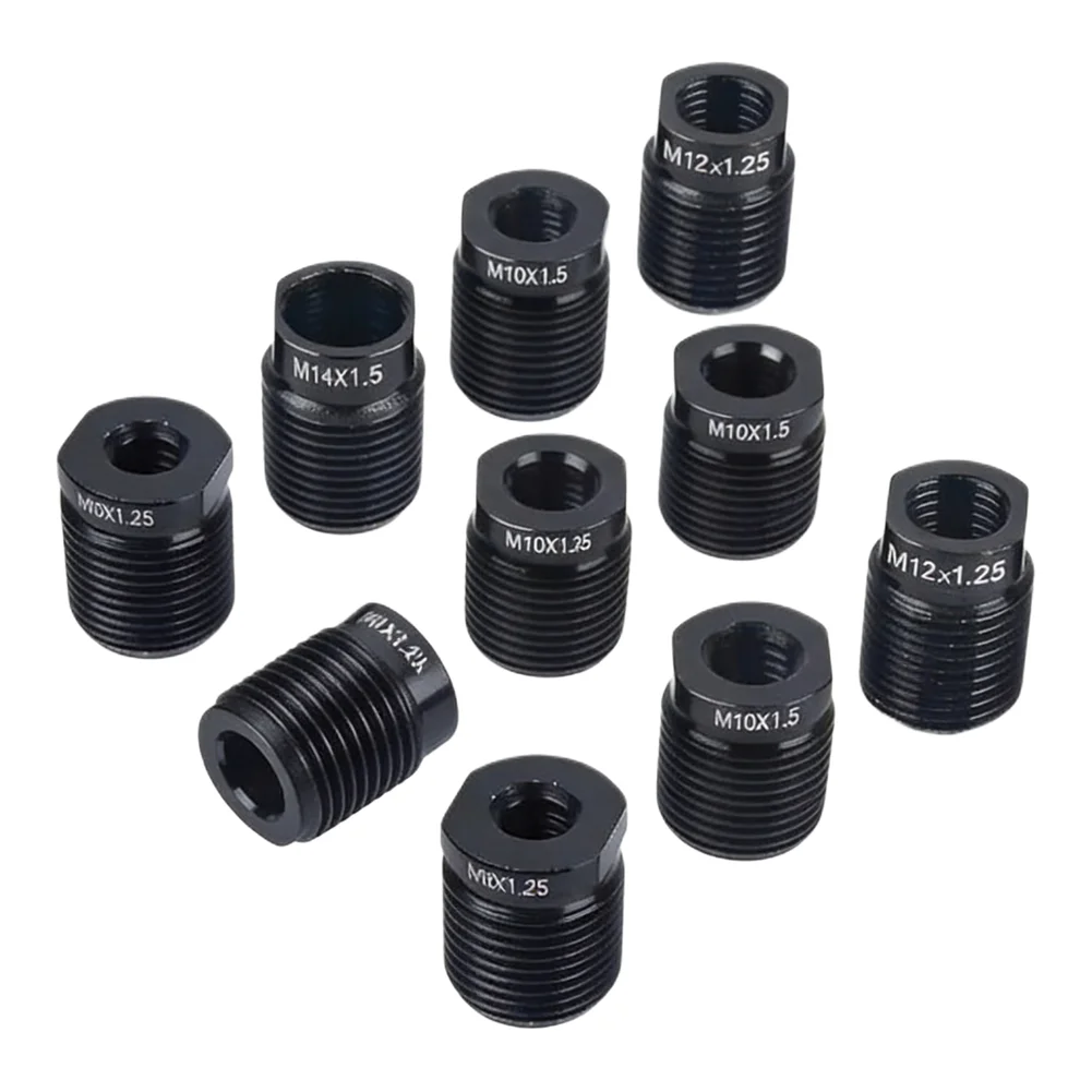 10Pcs Gear Shift Knob Thread Adapter Nut Insert Car Kit M10x1.25 M8x1.25 12 14 High Strength Sturdy And Compact Replacements