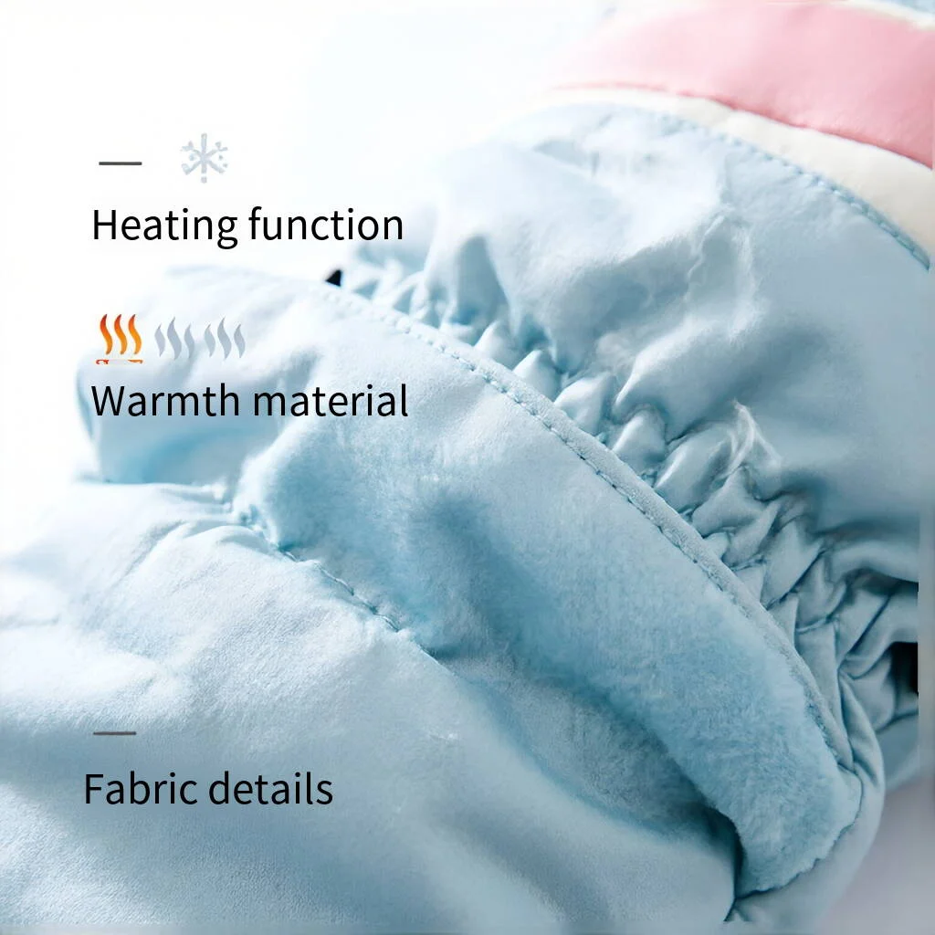 ถุงมือสกีแบบมีระบบทำความร้อน ใ - Heated Ski Gloves Battery Waterproof บทวิจารณ์และราคา
