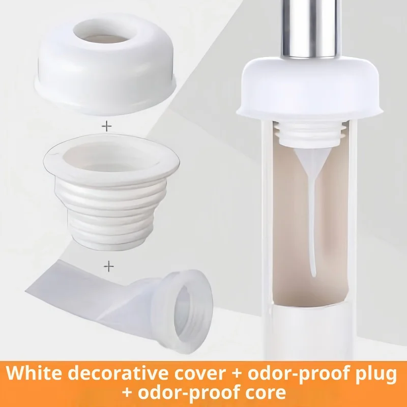 1Piece Suit Floor drain anti-odor core silicone plug Sealed fit Anti-odor, insect-proof, and spill-proof Bathroom balcony floor