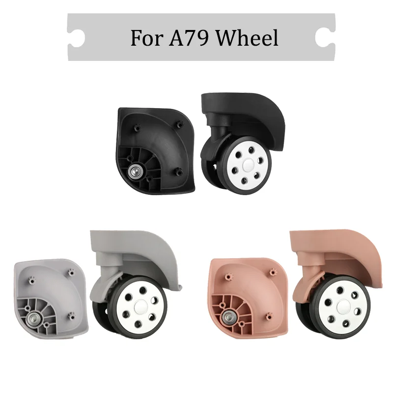 

1 Pair A79 Trolley Case Luggage Wheel Repair Travel Suitcase Parts Accessories Wheel Replacement Wheels