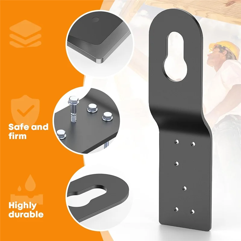 La nuova clip per gancio di ancoraggio sicura per tetto da 5 pezzi, ancoraggi per tetto per protezione anticaduta si collega alle superfici di legno