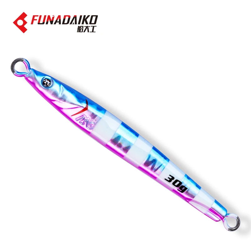 

FUNADAIKO TG Jig Новые быстрые металлические приманки для отсадки 30 г 40 г 60 г 80 г Светящаяся рыболовная приманка Вольфрамовая приманка для рыбалки Морская приманка