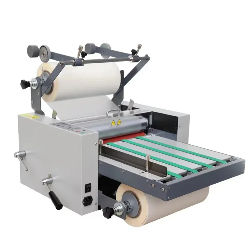 

A3 Tabletop Thermal Roll BOPP Film L388 Hot Roll Laminator Paper Processing Machinery