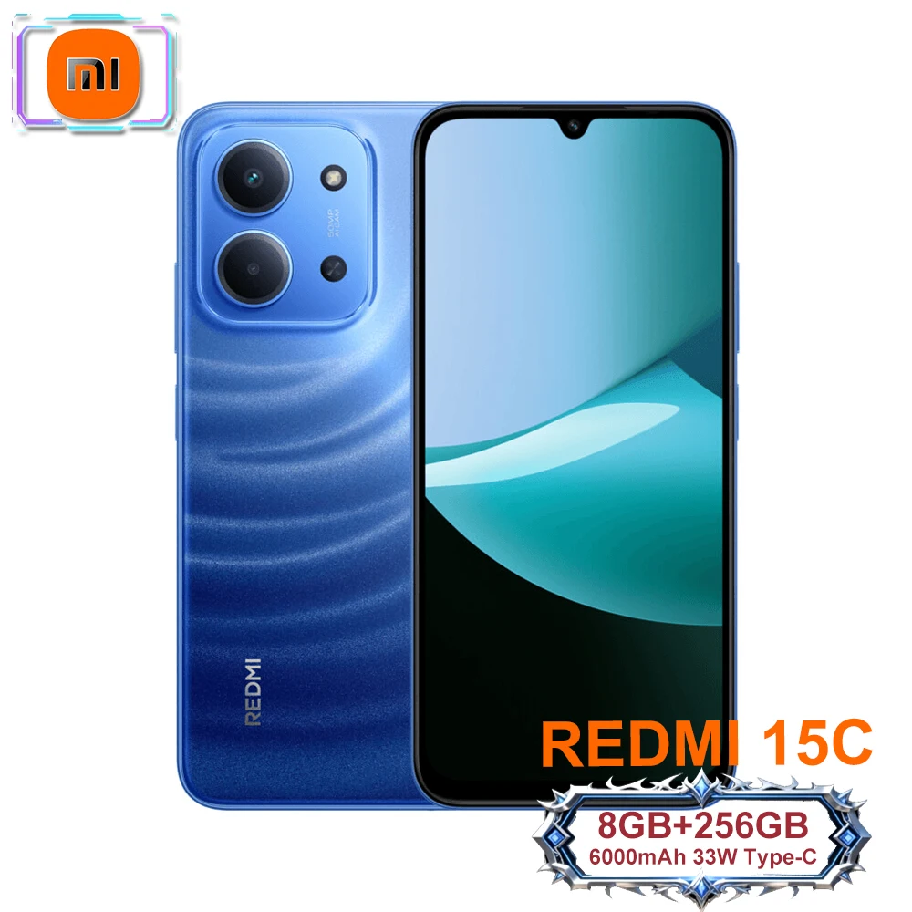 [EU/US/UK specifications] Xiaomi Redmi 15C Long battery life, smart phones are suitable for work and travel, long battery life