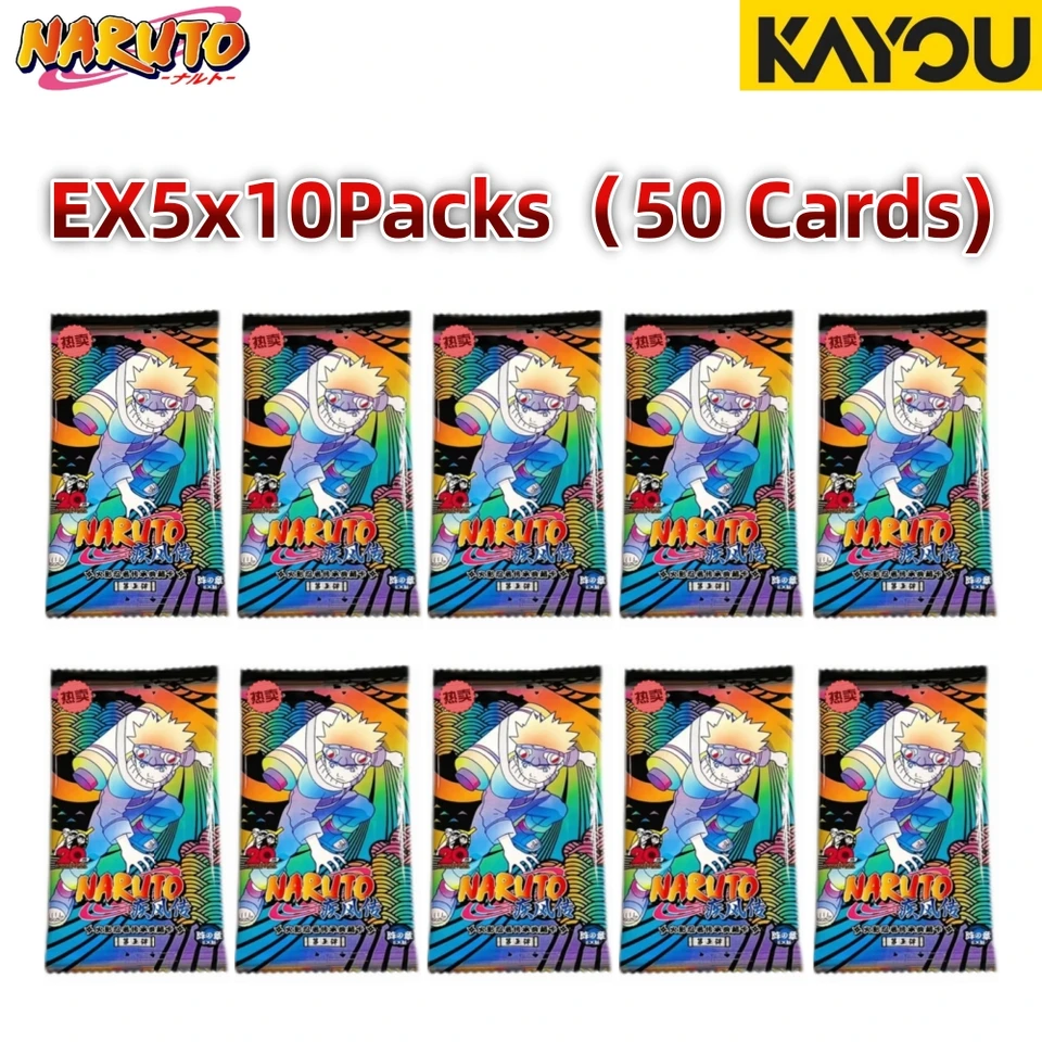 Anime Kayou Genuine Naruto Card EX Packs Uzimaki Sasuke Hinata SE