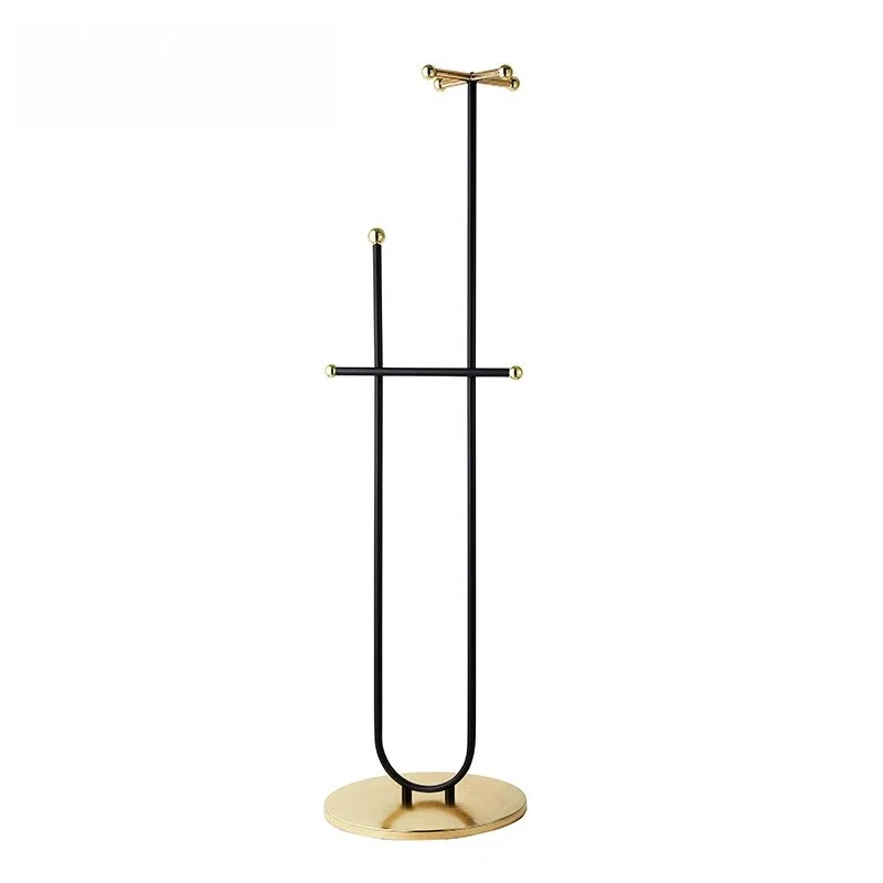 

Floor pole rack, bedroom hanger
