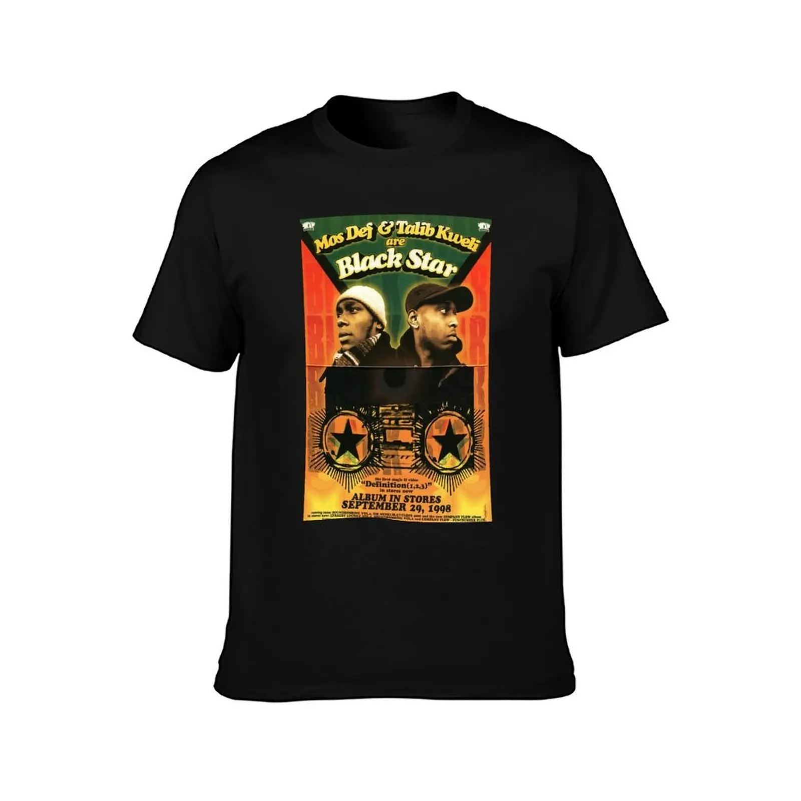 Mos Def Talib Kweli are Black Star T-Shirt Tough Fabric Work Tee T-Shirt