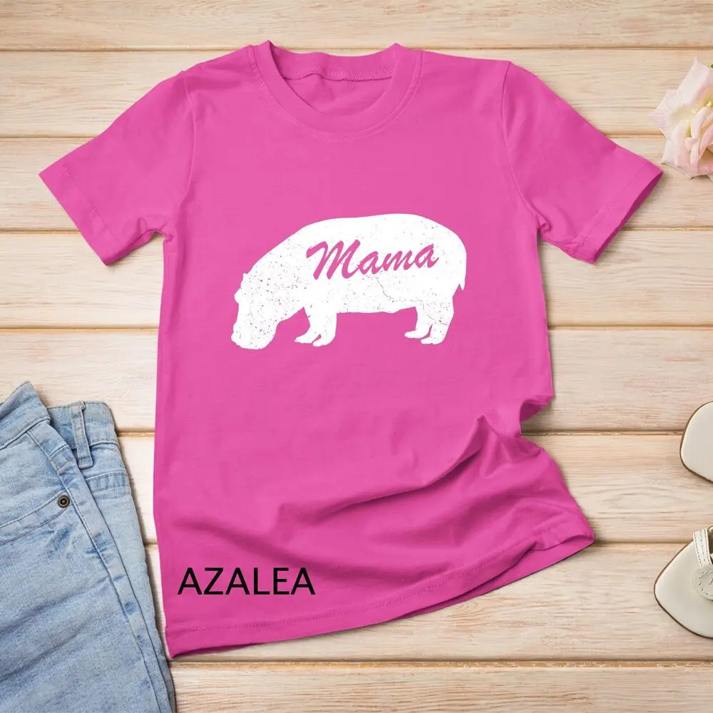 Mama Hippo Mom Mother Day Shirt Mom Hippo T Shirt, Women T-Shirt Unisex T-shirt