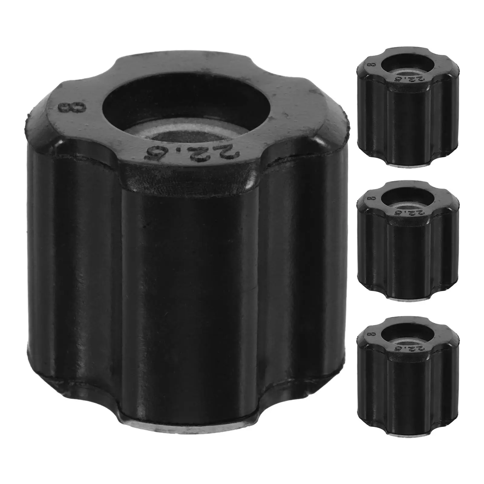 

4 Pcs Lawn Mower Replacement Bearing Kit 26mm 28mm Aluminum Tube Front Tire Bearings Bushings Conversion Kit Durable PE