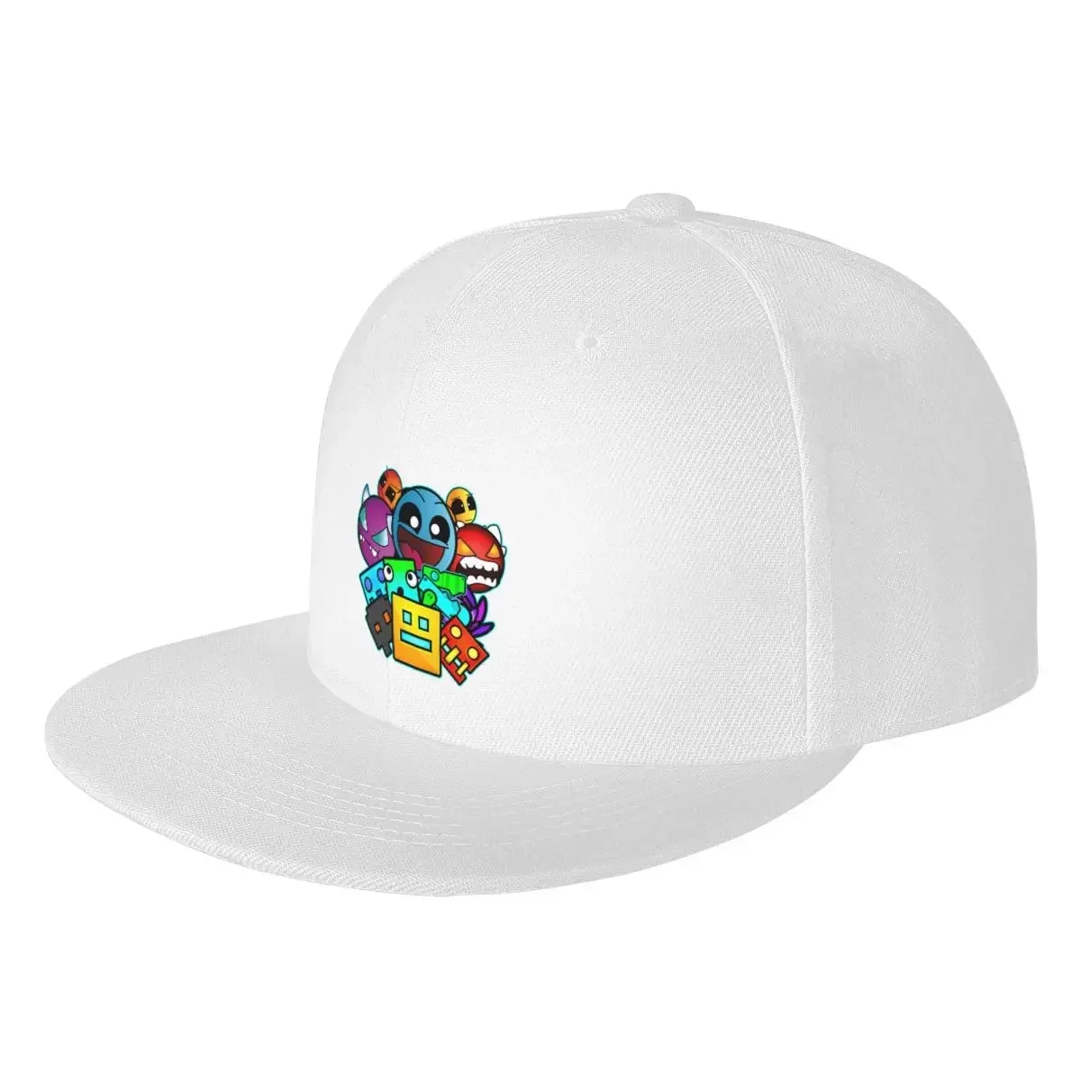 Geometry Dash Old School Gaming Cap Fashion Casual Baseball Caps Adjustable Hat Hip Hop Summer Unisex Baseball Hats