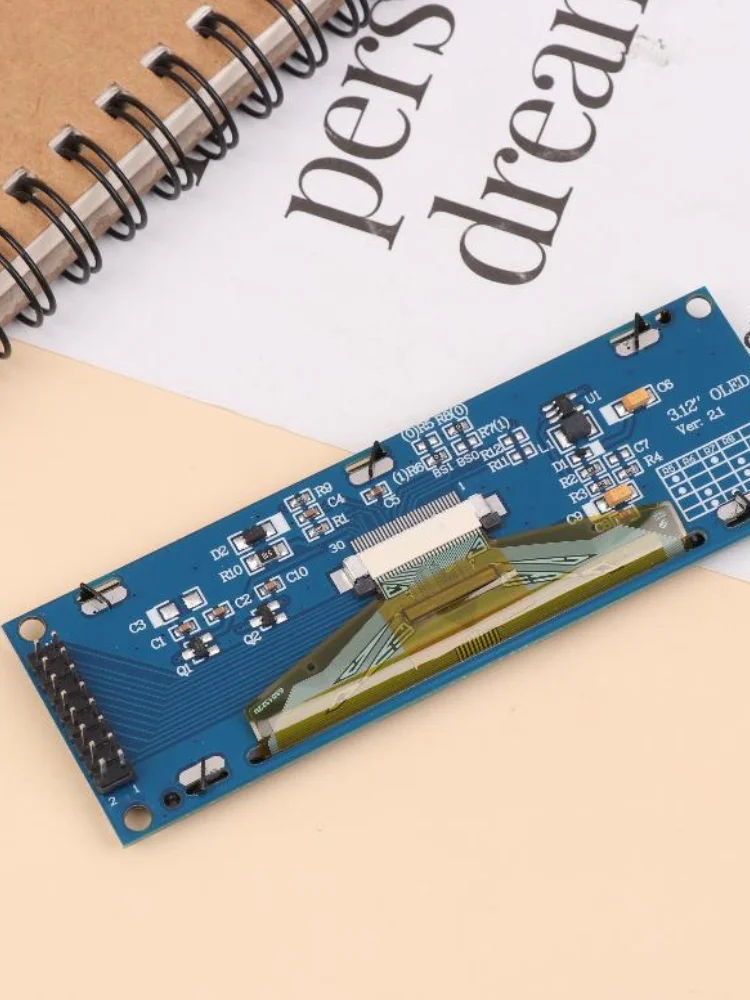 Module d'affichage OLED 3.12 pouces SSD1322 256x64 pour Interface Arduino STM32 SPI I2C avec en-tête de broche pré-soudé